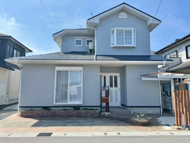 守山市小島町　中古戸建ての外観|2023年11月フルリノベーション済のお住まい。