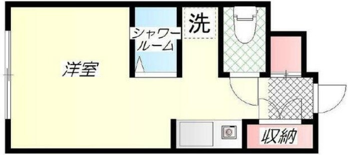 ペティネール四谷の間取り|間取りです。