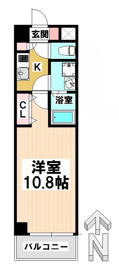 【間取り】 | パークビラ瑞穂