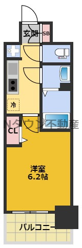 【間取り】 | メイクスWアート今池Ⅲ | 間取りです。