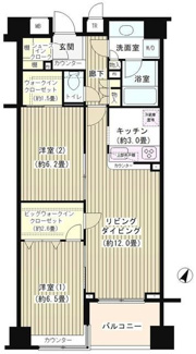 【間取り】 | KDXレジデンス日本橋水天宮