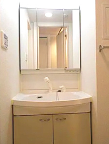 AQUA PRIME TOWER OSHIAGEの独立洗面台