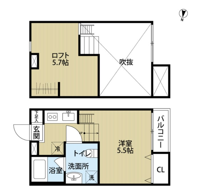 LUTELLAⅡの間取り