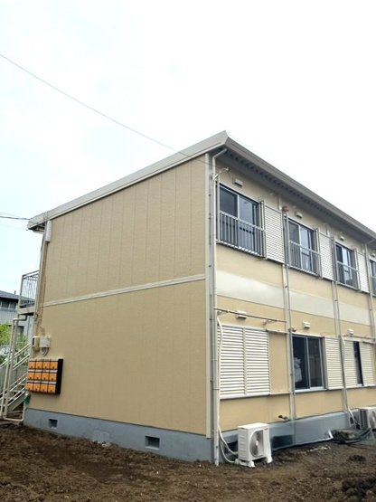 【外観】 | 益田ハイツ | 小田急線「生田」駅にアクセス可能な最寄りバス停まで徒歩4分！便利な立地の2階建てアパートです♪通勤通学はもちろん、お買い物やお出かけにもGood☆