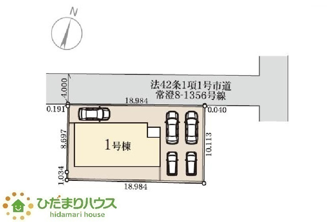【区画図】 | 水戸市大串町2期　新築戸建 | 小学校徒歩10分圏内なので、お子様の通学も安心！