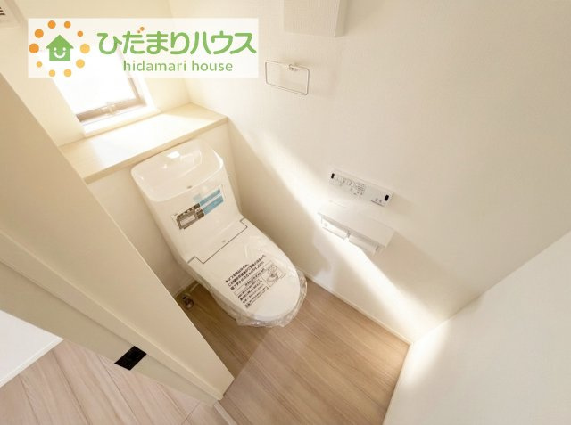 【トイレ】 | 取手市野々井第1期　新築戸建　1号棟 | 温水洗浄便座ついてます(^^♪