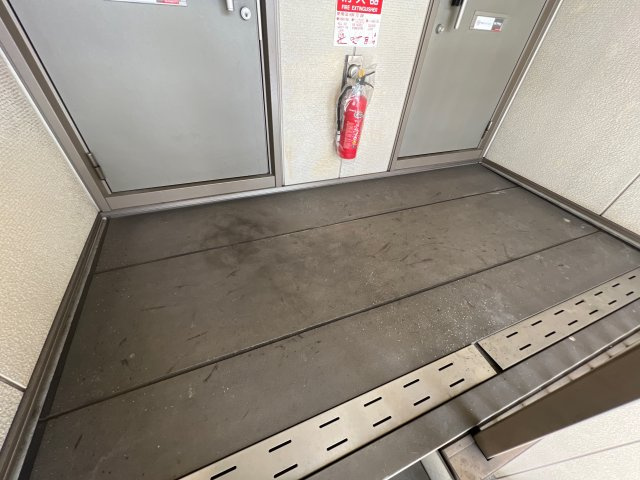 シャーメゾン桜　A棟の玄関