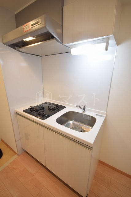 大阪市東成区東小橋２丁目の賃貸マンションのキッチン