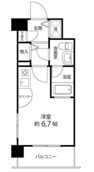 サンセール与野本町の間取り