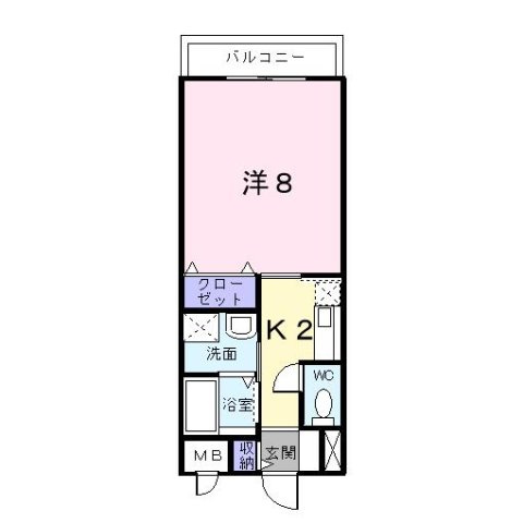 カーサ船越南の間取り