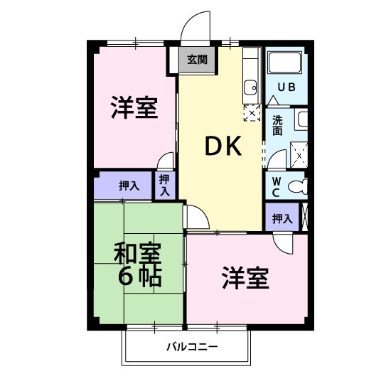 ニューシティ西川の間取り