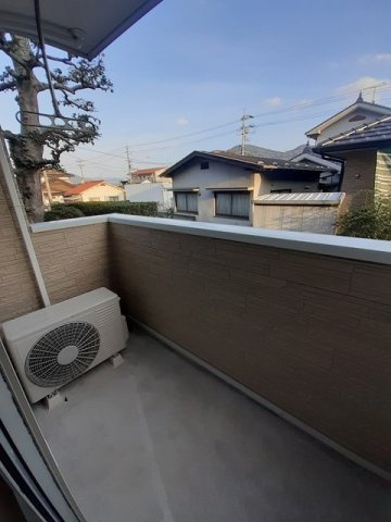 城泉タケノ　Ａのバルコニー|広々としたバルコニーです