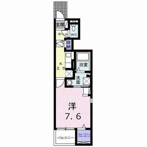 フォレストヒル　Ｂの間取り