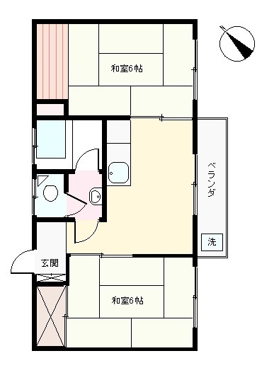 S1466R　中村ハイツの間取り