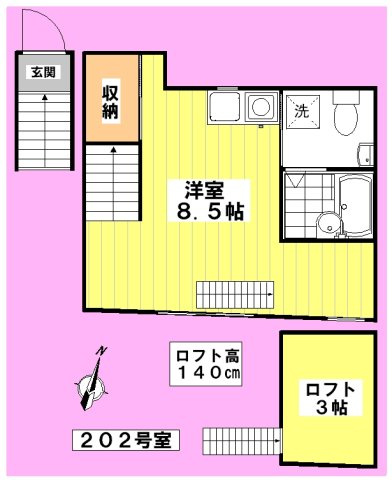 ブルックリンハイツ の間取り