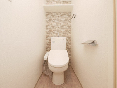 【トイレ】 | PARK HILLS今里NOA | 落ち着いた色調のトイレです
