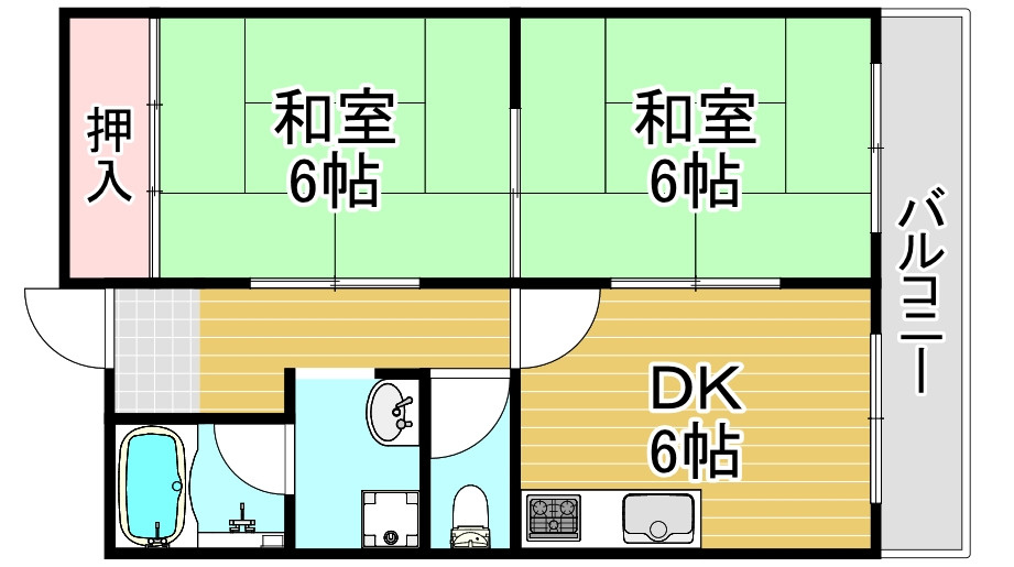 パークサイド御崎の間取り