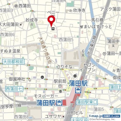 【地図】 | エステムプラザ蒲田ＴＡＫＡＲＡＢＵＮＥ
