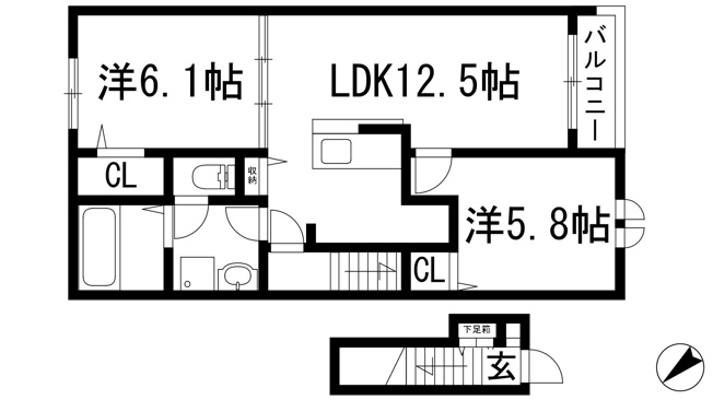 【間取り】 | 個邸昆陽