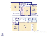 弥富市五之三川平３丁目53『仲介料無料』新築戸建ての画像