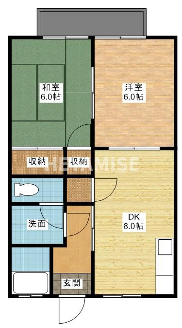 プラネットⅡの間取り