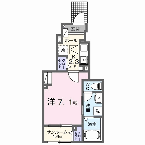 サイカス桟橋通の間取り|間取図