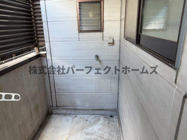 松井ハイツの設備|洗濯機置場です