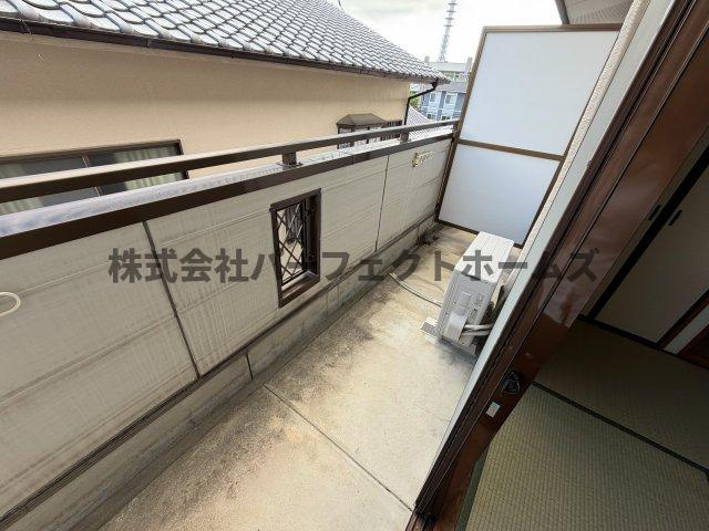 松井ハイツのバルコニー|陽当たり良好なバルコニーです