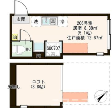 【間取り】 | ハーモニーテラス宮本町Ⅳ