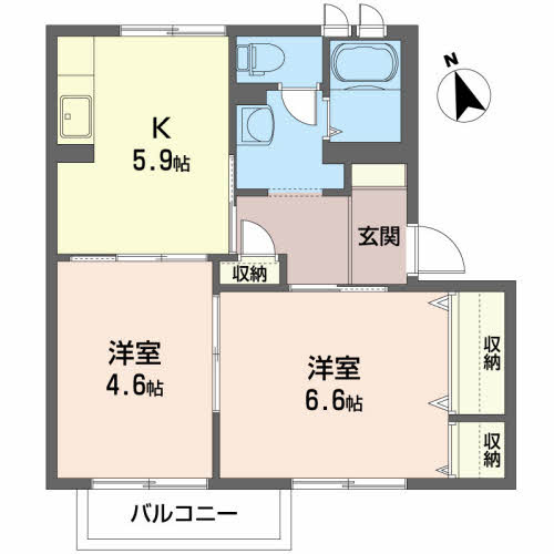 ディアス大館の間取り