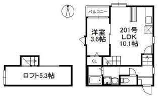 【間取り】 | S1マリナ通り