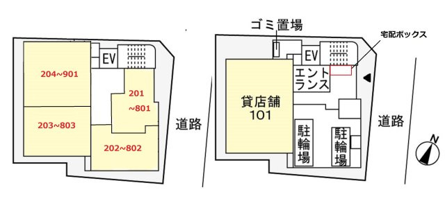 目黒いずみマンションの駐車場