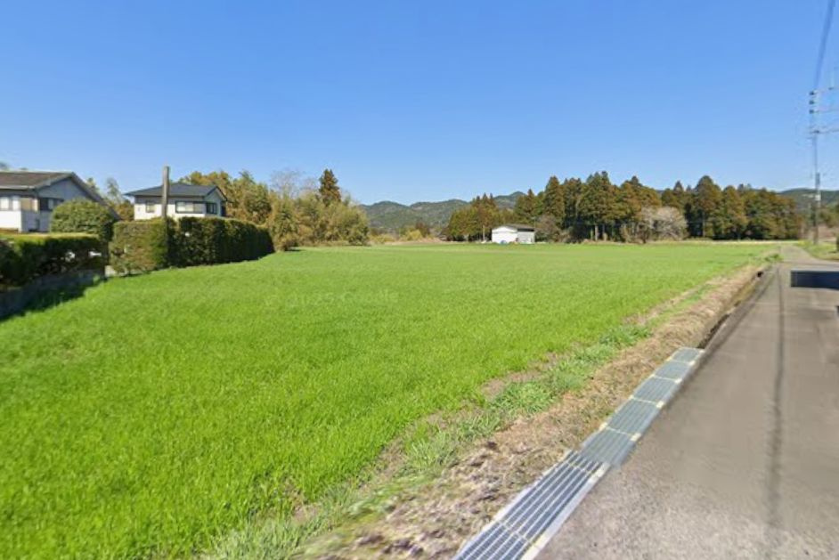 都城市高城町穂満坊の売地の外観