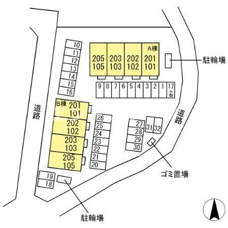 Ｄｉｎｏ　Ｂの区画図|高崎、前橋のお部屋探しはエンドスケープまで！お客様の理想お聞かせ下さい♪