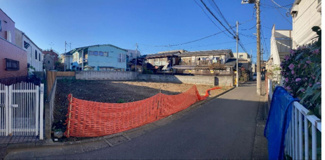 【前面道路含む現地写真】 | 練馬区桜台1丁目　新築戸建　3号棟 9280万円 | 建物建築前の現地写真