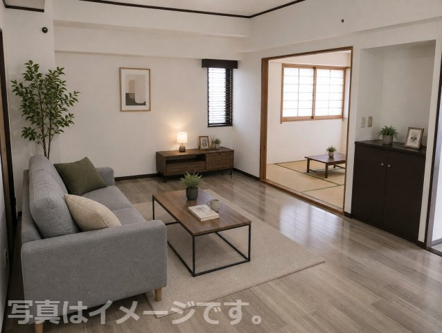 熊本市中央区万町１丁目の賃貸マンションの居間・リビング|※写真はイメージです。現況優先。