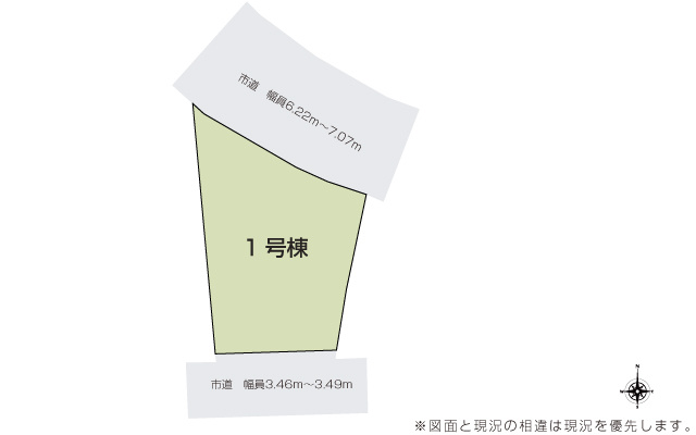 [新築住宅] 熊谷市原島 全1棟の区画図