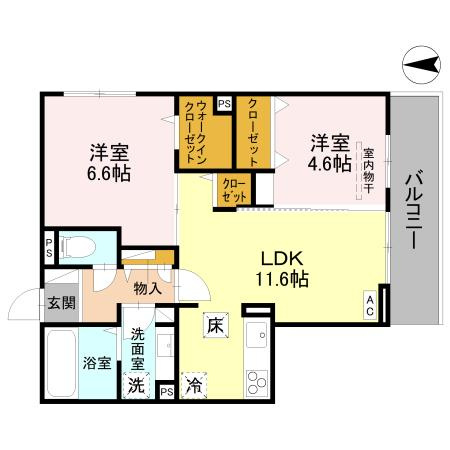S★S　CASAの間取り