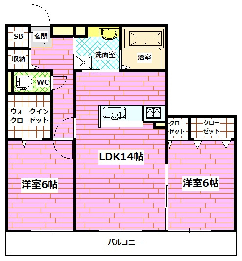 モンロワールの間取り