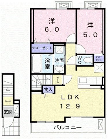 中村家　土佐　Ⅱの間取り|間取図