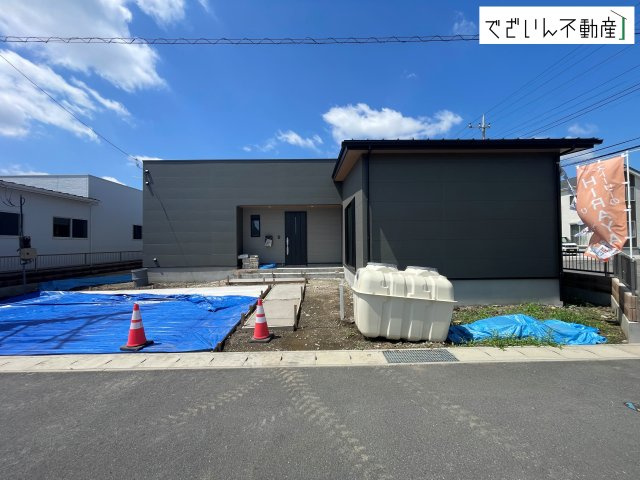【外観】 | 伊勢崎市三室町  【平屋】新築住宅 | 現地(2026年8月撮影)