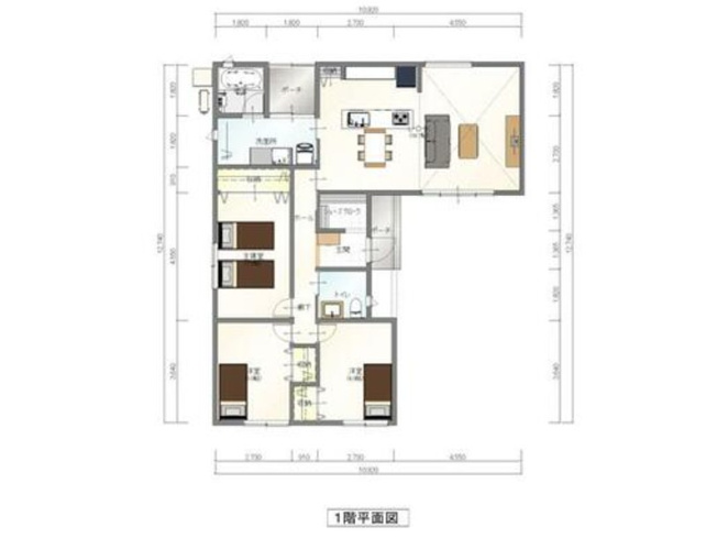 【間取り】 | 伊勢崎市三室町  【平屋】新築住宅