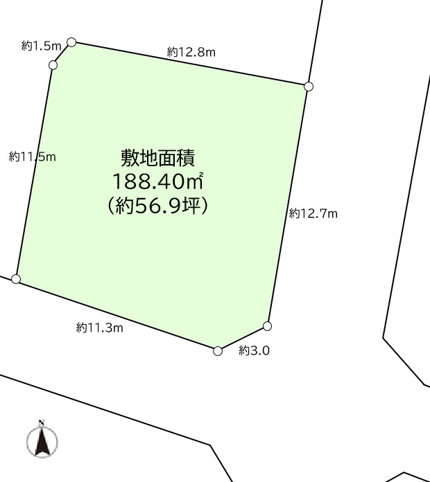 海老名市国分北3丁目　売地の画像