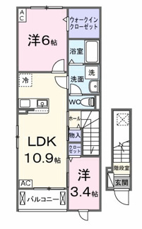 【間取り】 | クレーシェルⅡ