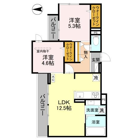 S★S　CASAの間取り
