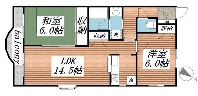 ベルクレールの間取り