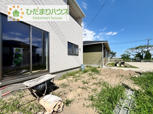 【庭】 | 常総市本石下第12　新築戸建　8号棟 | お庭付物件になります！お庭遊びや、プールなどお子様も大喜び(^^)