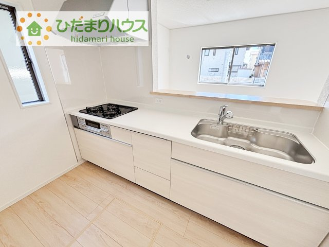 【キッチン】 | 常総市本石下第12　新築戸建　8号棟 | 料理をしながらでも、ご家族との会話を楽しめる対面式キッチン♪