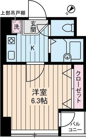 アベニール曙橋の間取り|アベニール曙橋