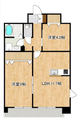 クロノス38花立の間取り
